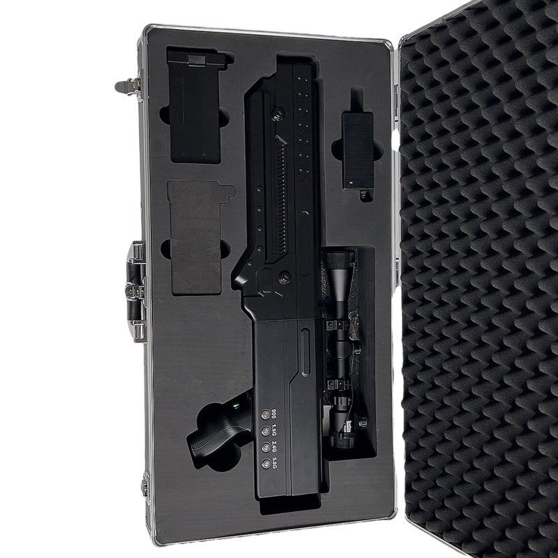  景东手持便携式枪型低空防御反制四通道B型